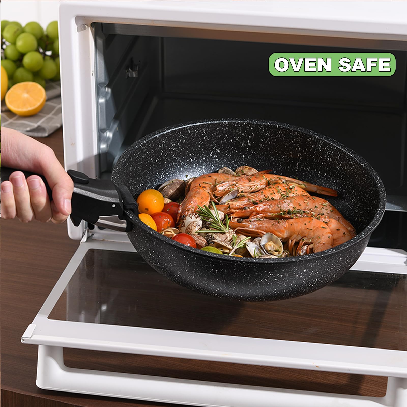 UMETRE stackable design saves cabinet space in small kitchens
