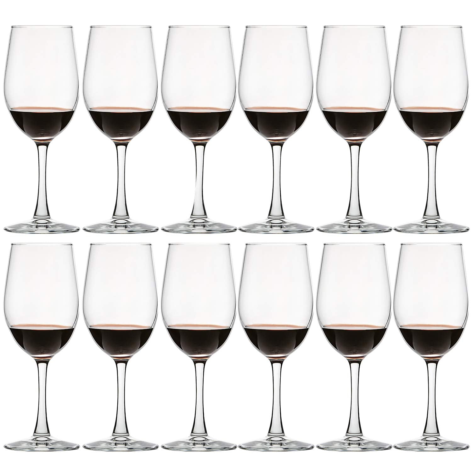 UMI UMIZILI 12oz wine glasses set showing crystal clarity for red and white wines