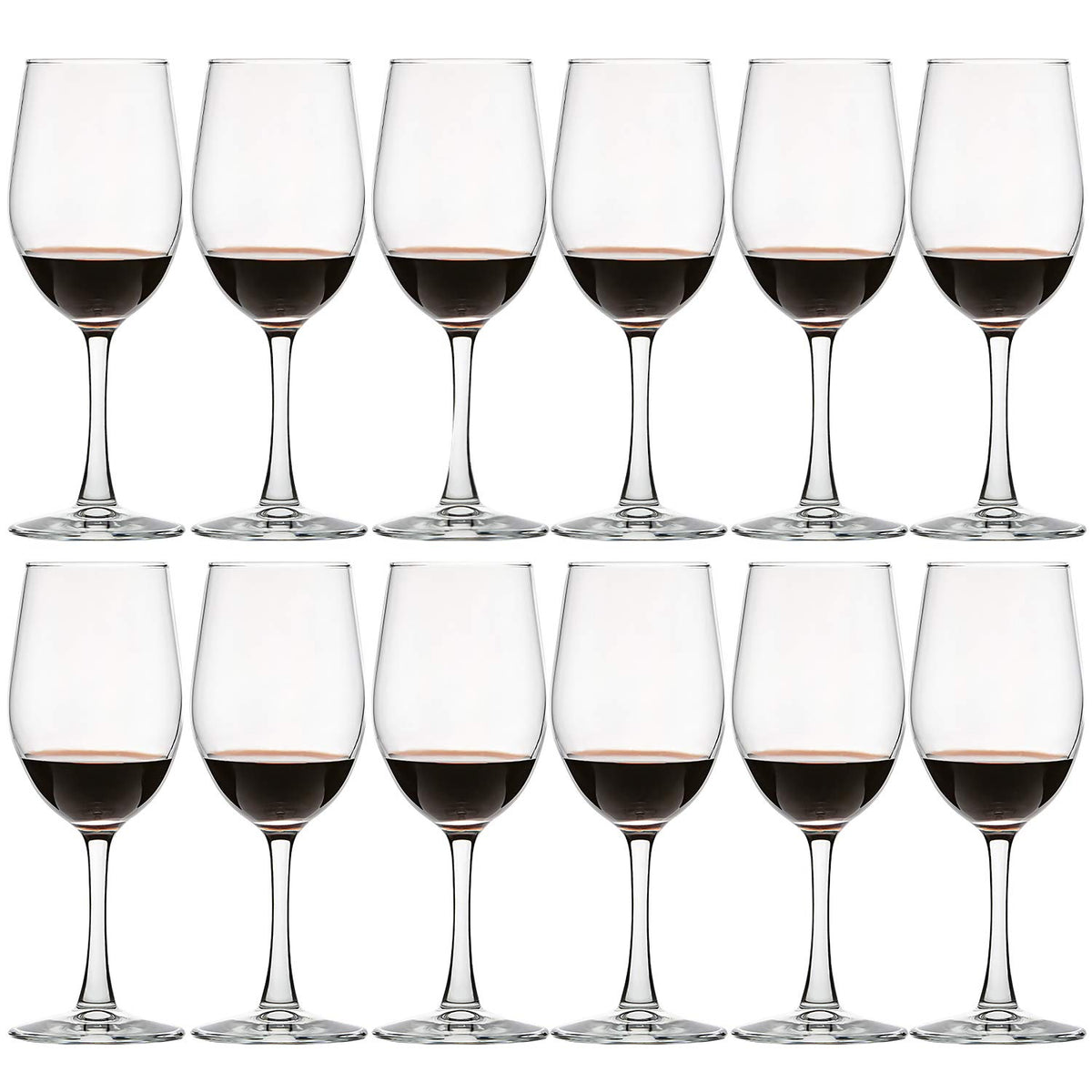 UMI UMIZILI 12oz wine glasses set showing crystal clarity for red and white wines