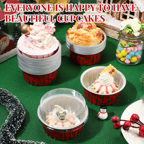 Umigy cake cups measure 8.8 x 8 x 3 cm for compact desserts