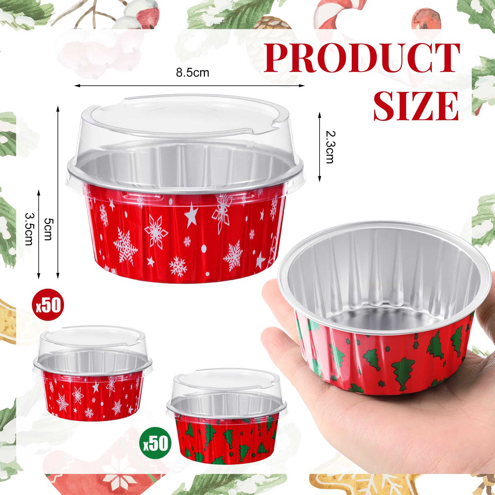 Umigy Christmas Tree cups with lids for easy display and mess-free holiday servings.