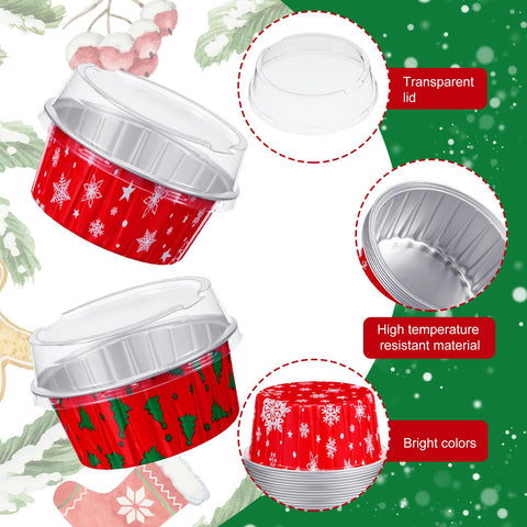 Umigy holiday foil cups ideal for oven-to-table treats and quick cleanup.