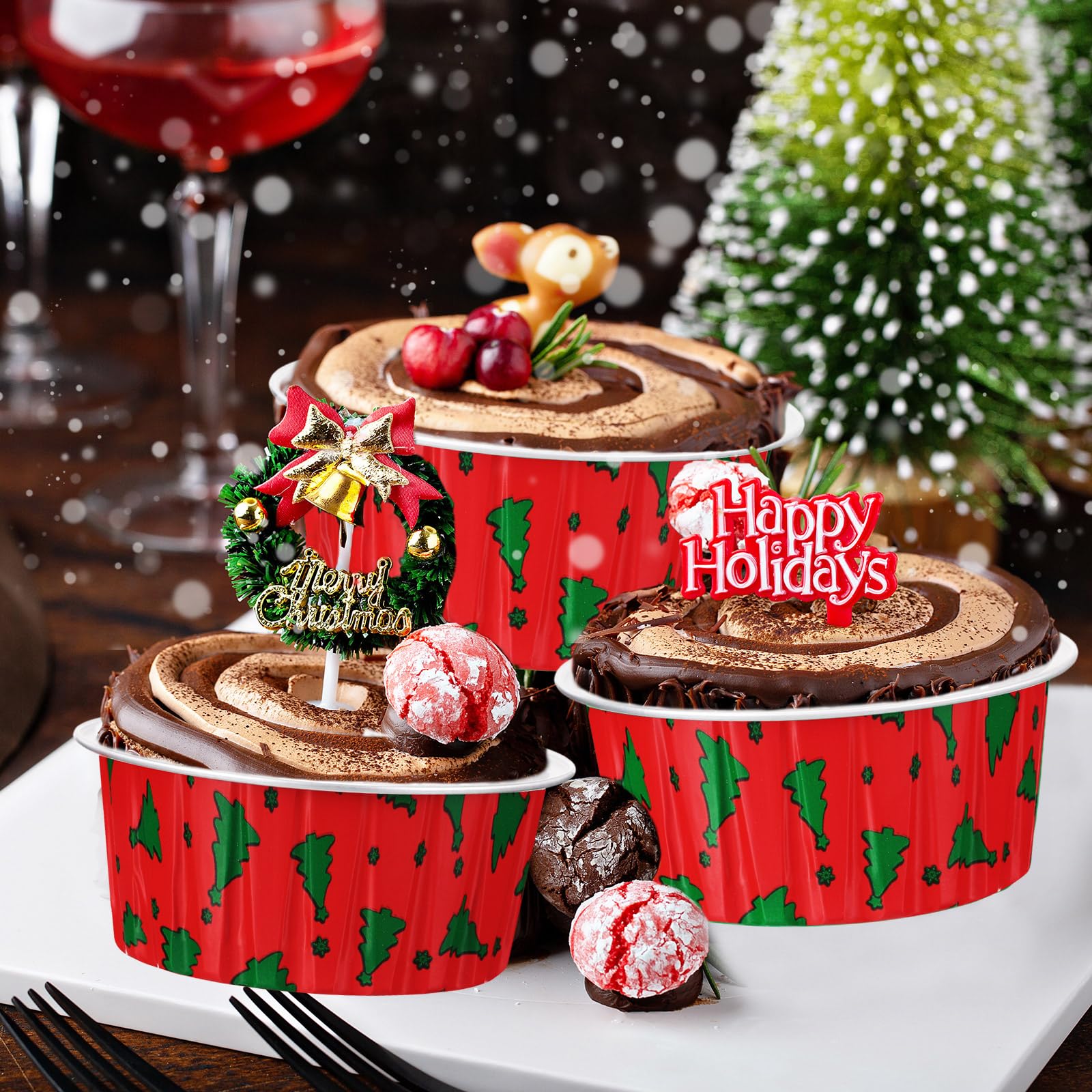 Umigy cups work directly in oven without a baking tray for ease