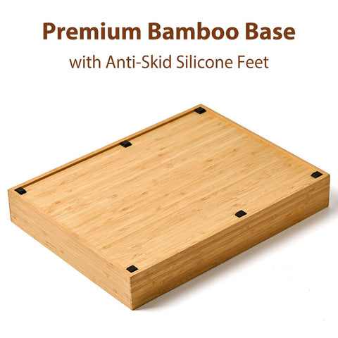 Umilife solid mortise and tenon construction resists warping for lasting organization.