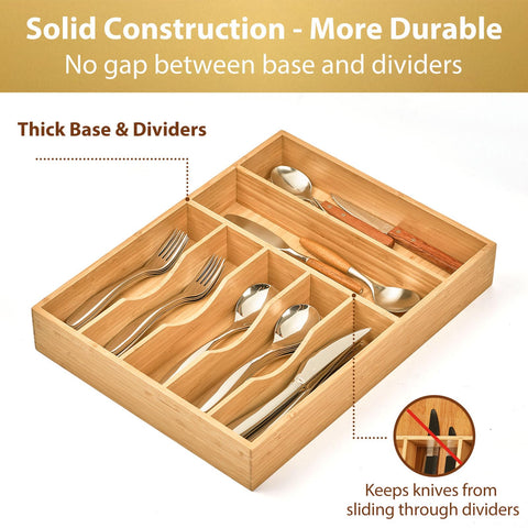Umilife anti-skid silicone feet stabilize the tray for smooth drawer operation.