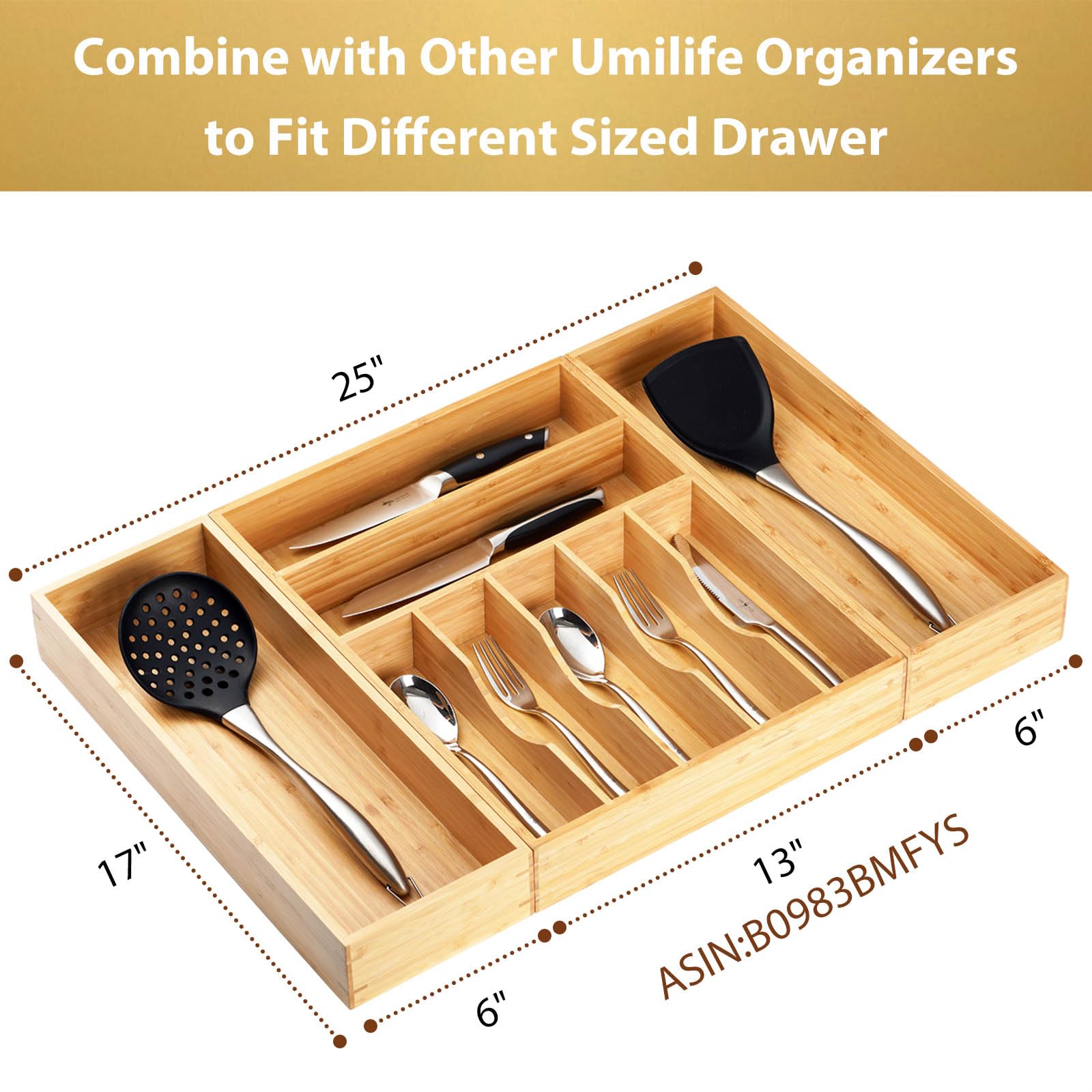 Umilife silicone feet lift the caddy and protect surfaces.