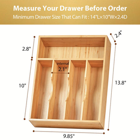 Umilife curved grooves allow easy reach to knives and forks.