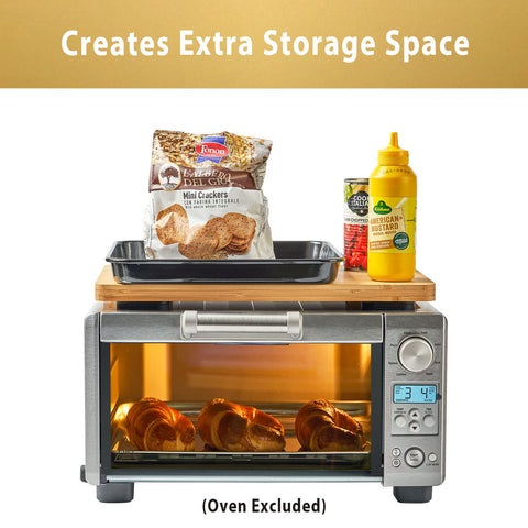 Umilife board creates convenient oven-top storage for mitts and liners