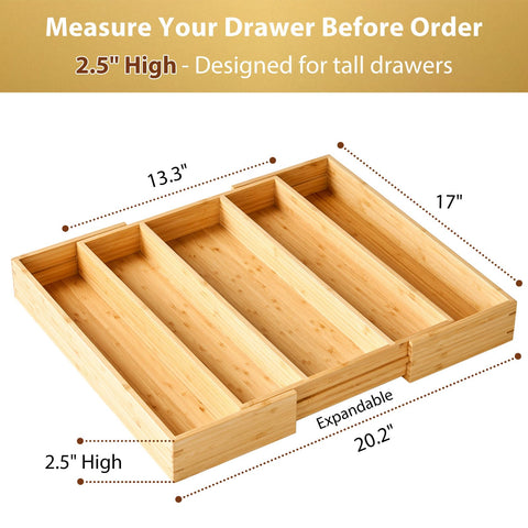 Umilife 3-compartment view demonstrates efficient utensil separation and easy access.
