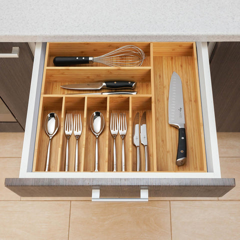 Umilife fits 19x20 drawers, enabling more storage in deep spaces.
