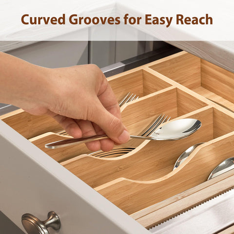 Umilife gift-ready drawer organizer offers practical kitchen organization.