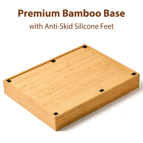 Umilife non-slip silicone feet stabilize the tray during drawer use.