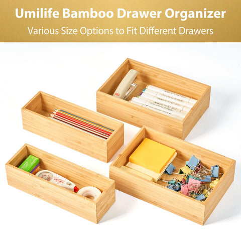 Umilife organizer with silicone feet stays stable and protects surfaces