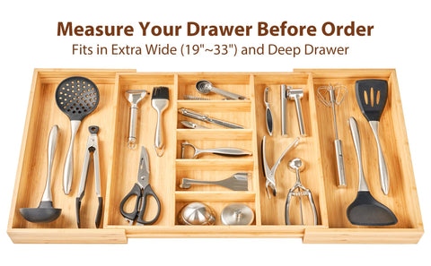 Umilife two point five inch high design adds extra storage in deep drawers