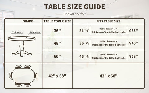 UMINEUX easy-clean tablecloth resists dust and spills for busy homes.
