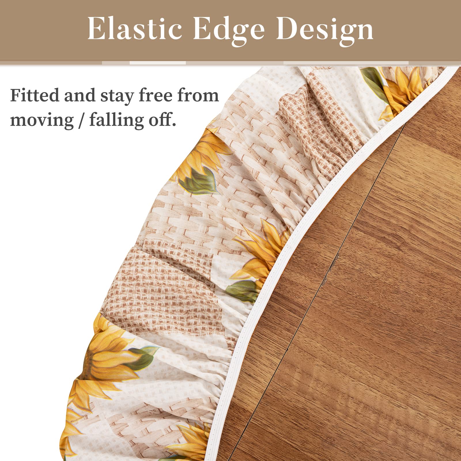 UMINEUX waterproof tablecloth protects surfaces and wipes clean easily.