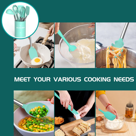 Umite Chef flexible spatula for mixing and scraping batter smoothly
