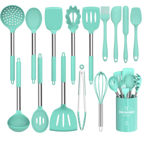 Umite Chef silicone slotted turner for safe non-stick flipping and control