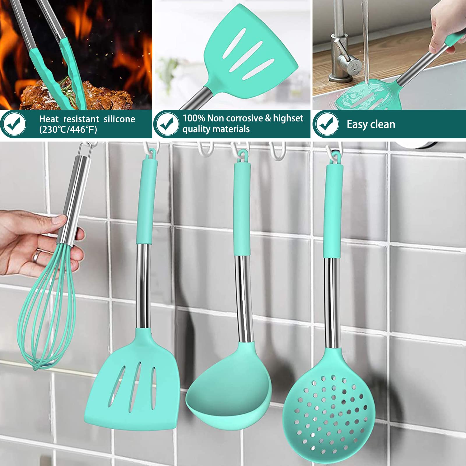 Umite Chef spoon spatula for scooping and stirring in one tool