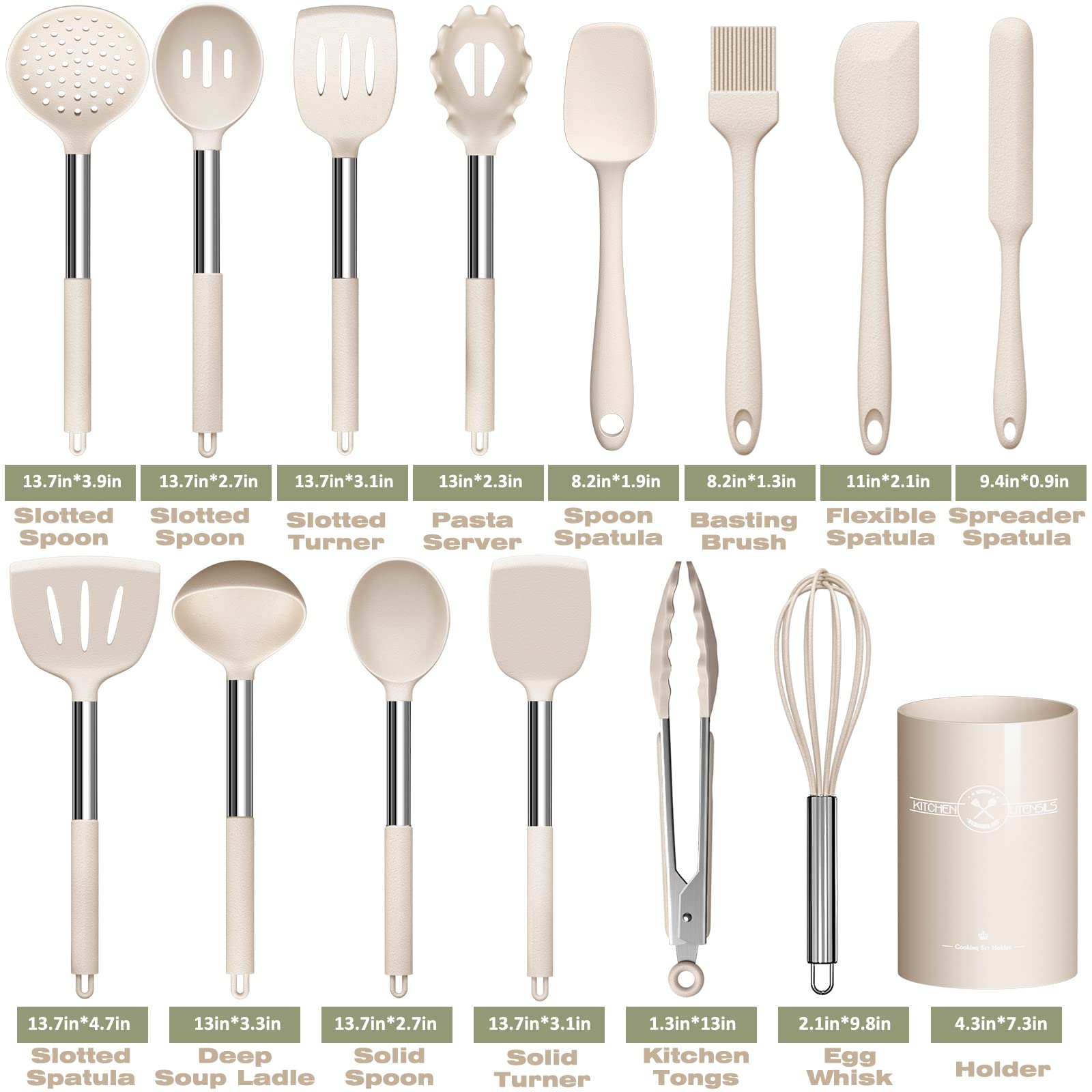 Umite Chef solid turner with durable core for sturdy flipping and scraping.