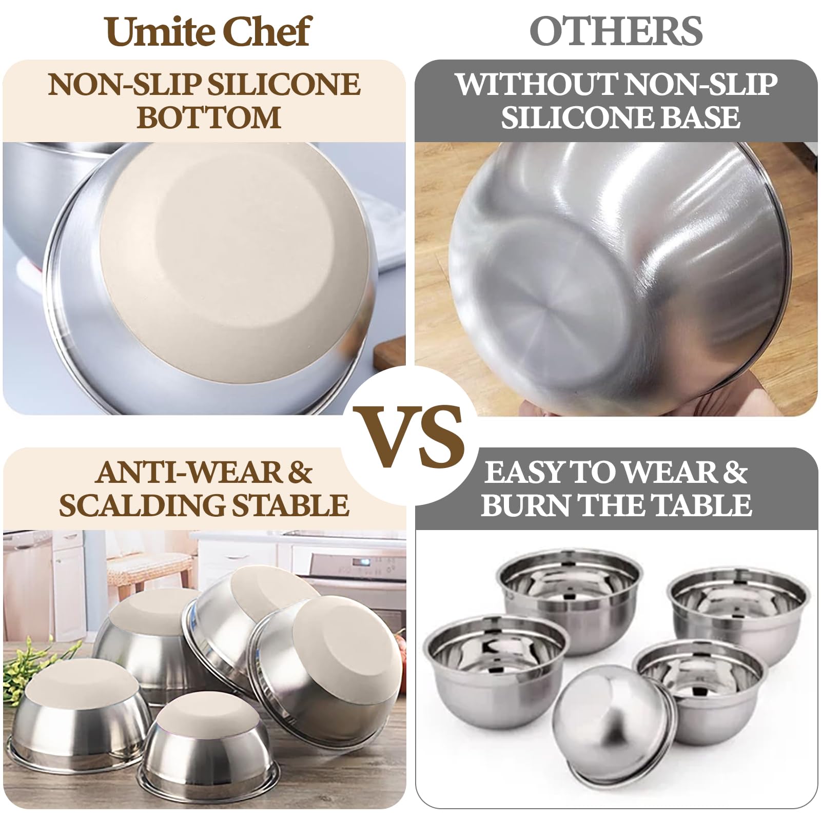 Airtight BPA-free lids help store leftovers and prevent leaks.