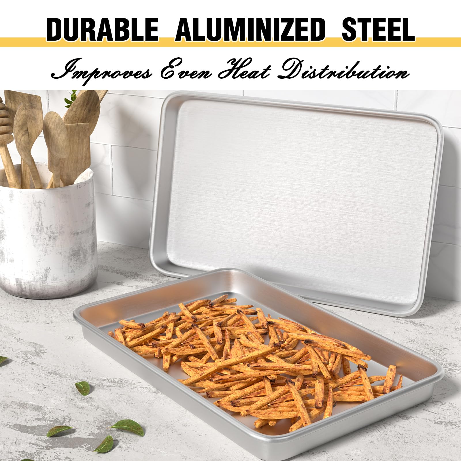 Umite Chef 18x13 inch pan is ideal for cookies and roasting.
