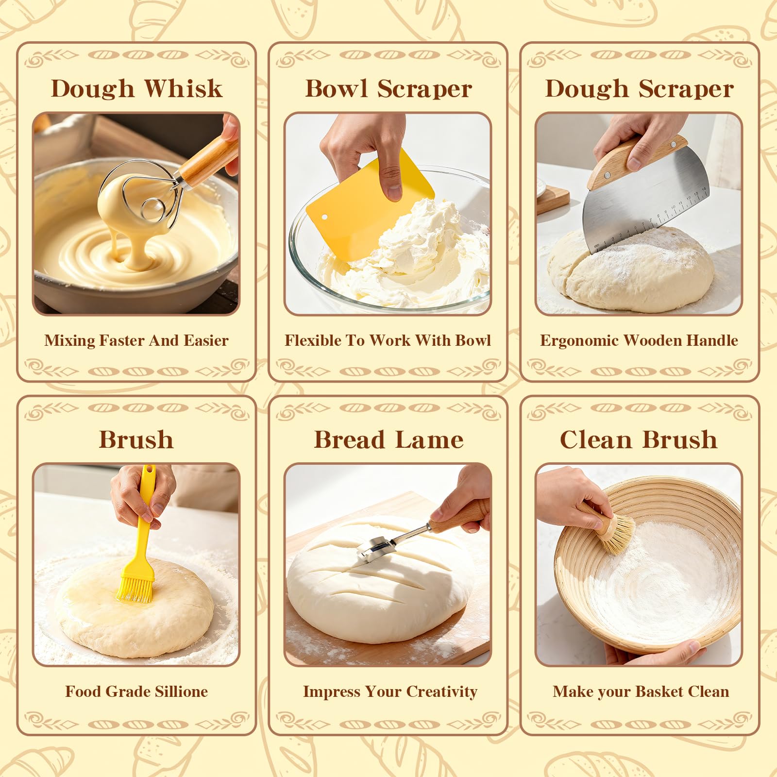 Umite Chef bread lame enables clean, precise scoring