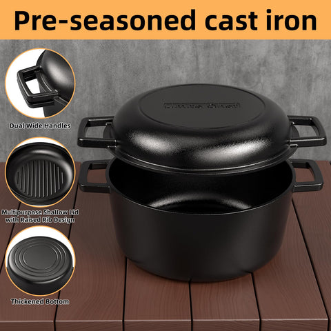 Umite Chef dutch oven on campfire in outdoor cooking scene