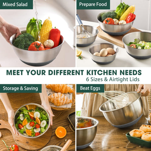 Umite Chef bowls are dishwasher safe for simple cleanup.