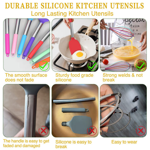 Umite Chef dishwasher safe utensils ready for easy cleanup