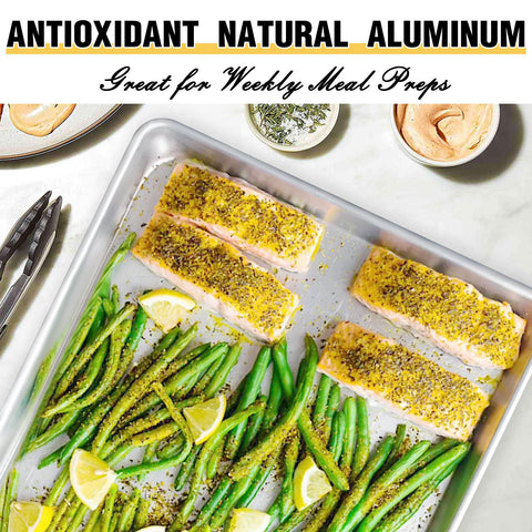 Umite Chef easy-clean aluminum pan simplifies hand washing and stain removal.