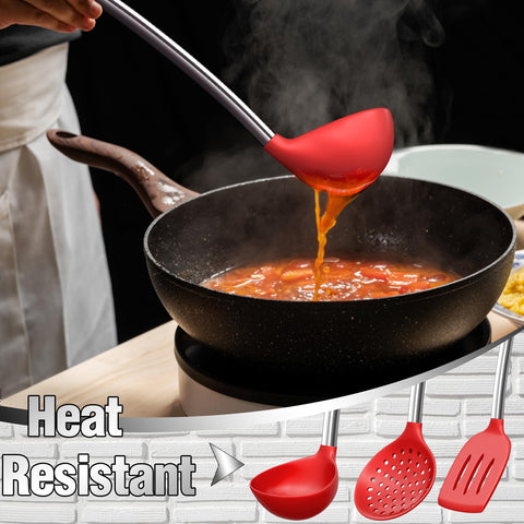 Umite Chef silicone utensils easy to clean after use.