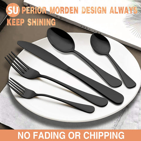 Umite Chef dinner forks close-up showing balanced ergonomic grip for comfort.
