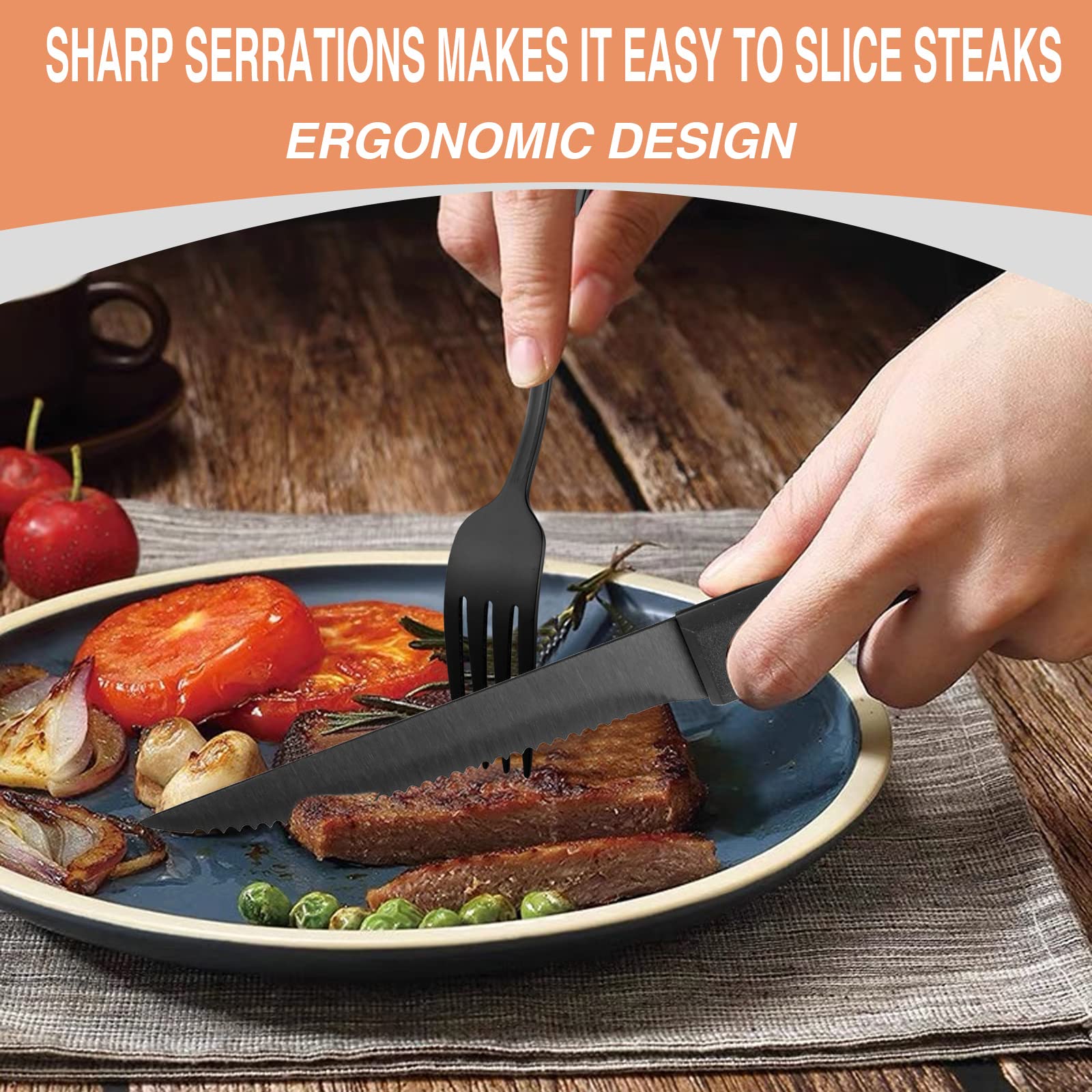 Umite Chef flatware with mirror-polish finish adding a premium look.