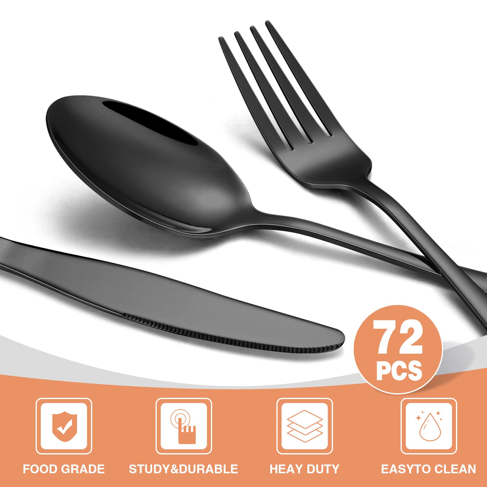 Umite Chef salad forks in a coordinated table setup for fresh greens.