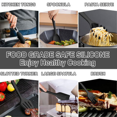 Umite Chef set features hanging holes for easy storage.