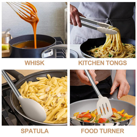 Umite Chef khaki color tools for stylish, practical kitchen use