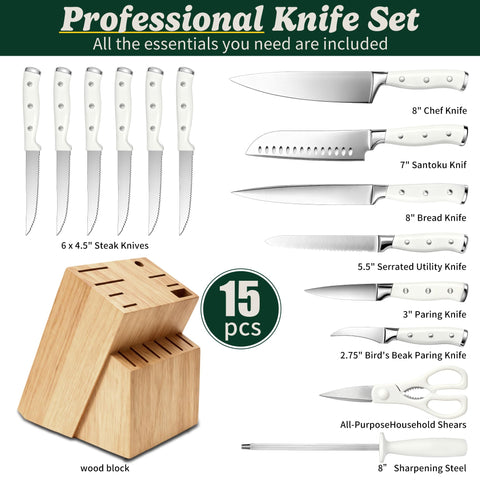 Umite Chef 7-inch Santoku knife with ergonomic balance for versatile prep