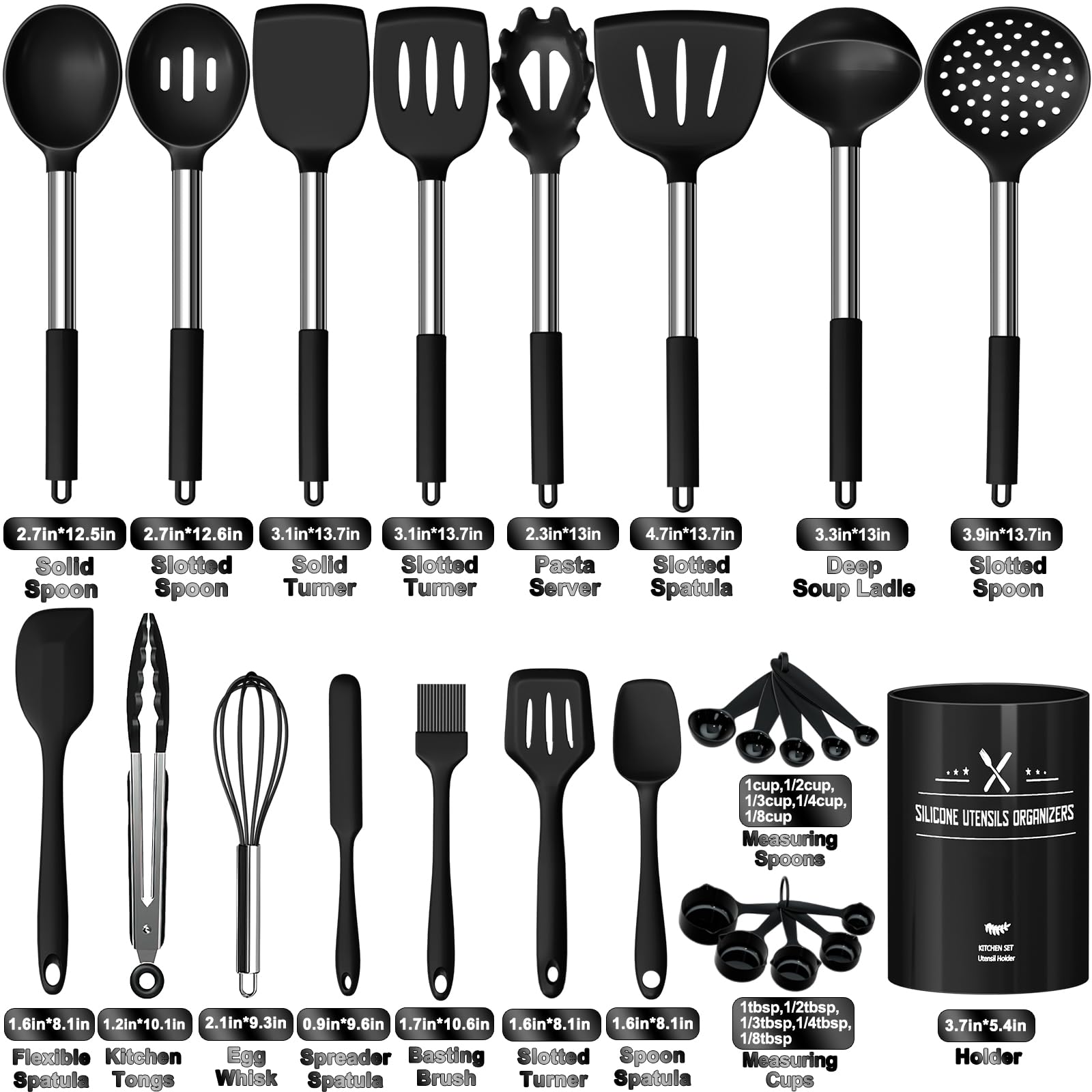 Umite Chef measuring cups and spoons in use for precise prep