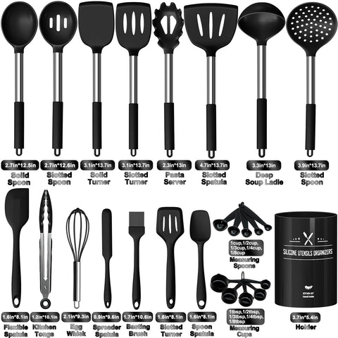 Umite Chef measuring cups and spoons in use for precise prep