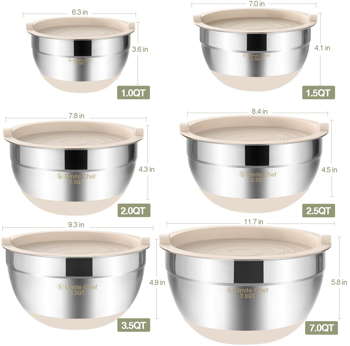 Umite Chef set supports versatile kitchen tasks like mixing.