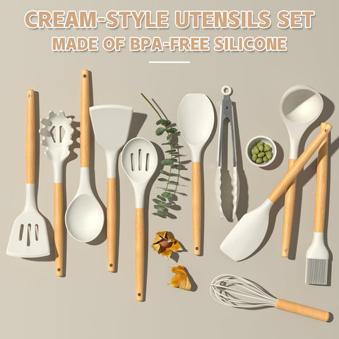 Umite Chef silicone heads guard nonstick cookware from scratches