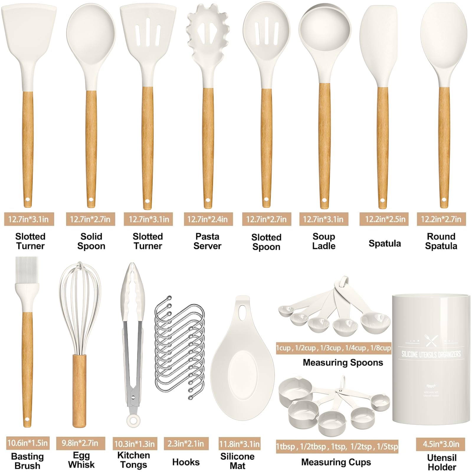 Umite Chef silicone spatula withstands high heat for safe stirring
