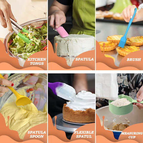 Includes 7QT to 1QT bowls with labeled sizes for quick selection.