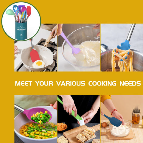 Umite Chef solid turner with stainless steel handle for a sturdy grip
