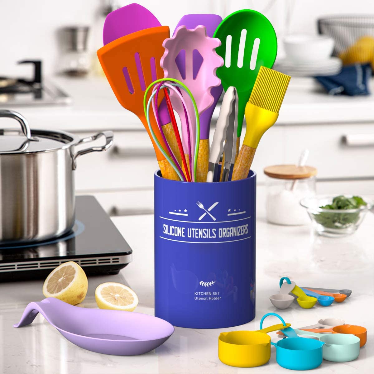 Umite Chef spatula turner with silicone head for pan safety