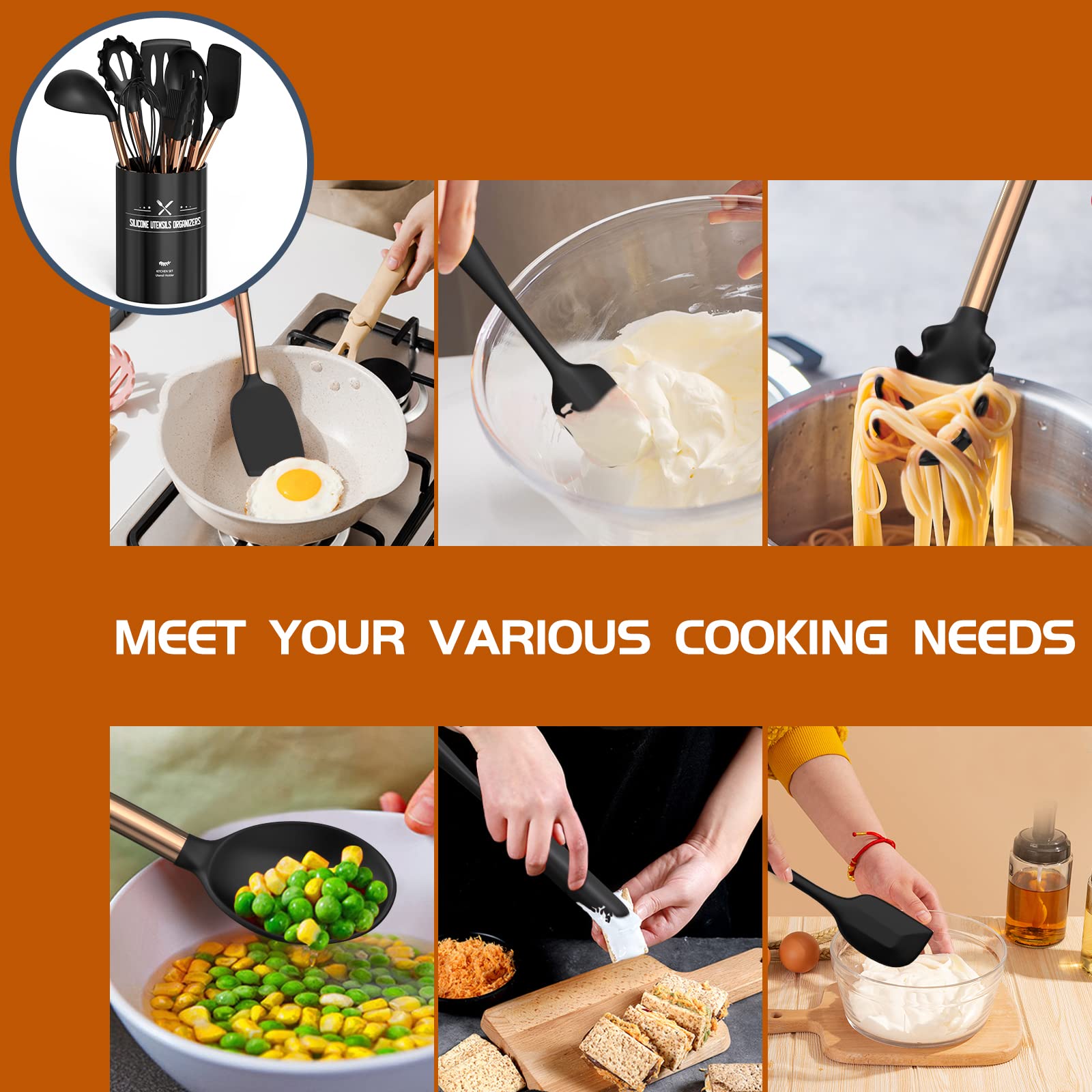 Durable Umite Chef stainless-steel core prevents bending during busy tasks.