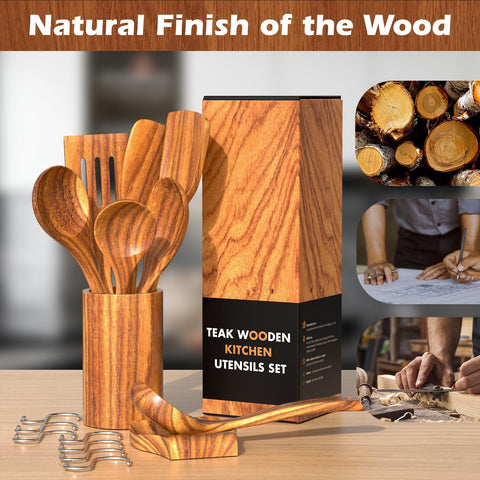 Umite Chef wood container with ventilation for quick air drying