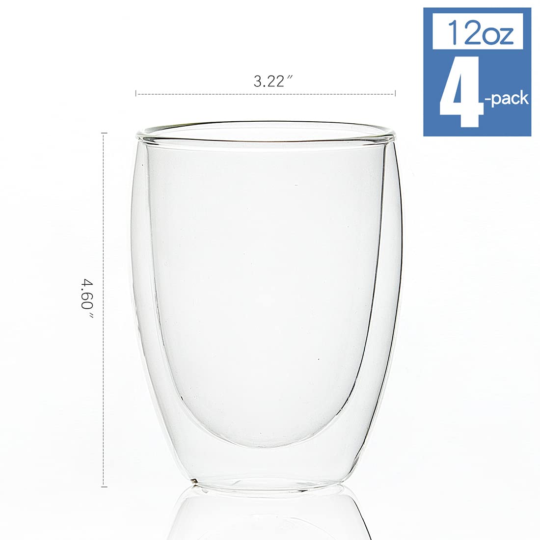 UMIZILI double-wall espresso glasses stay cool to touch while keeping heat.