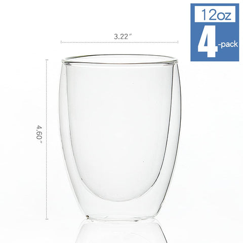UMIZILI double-wall espresso glasses stay cool to touch while keeping heat.